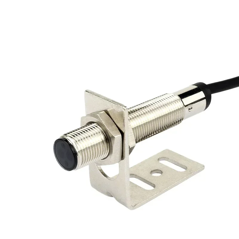 M12 photoelectric switch diffuse reflection sensor probe FTD-12NO invisible infrared light sensor switch 24V