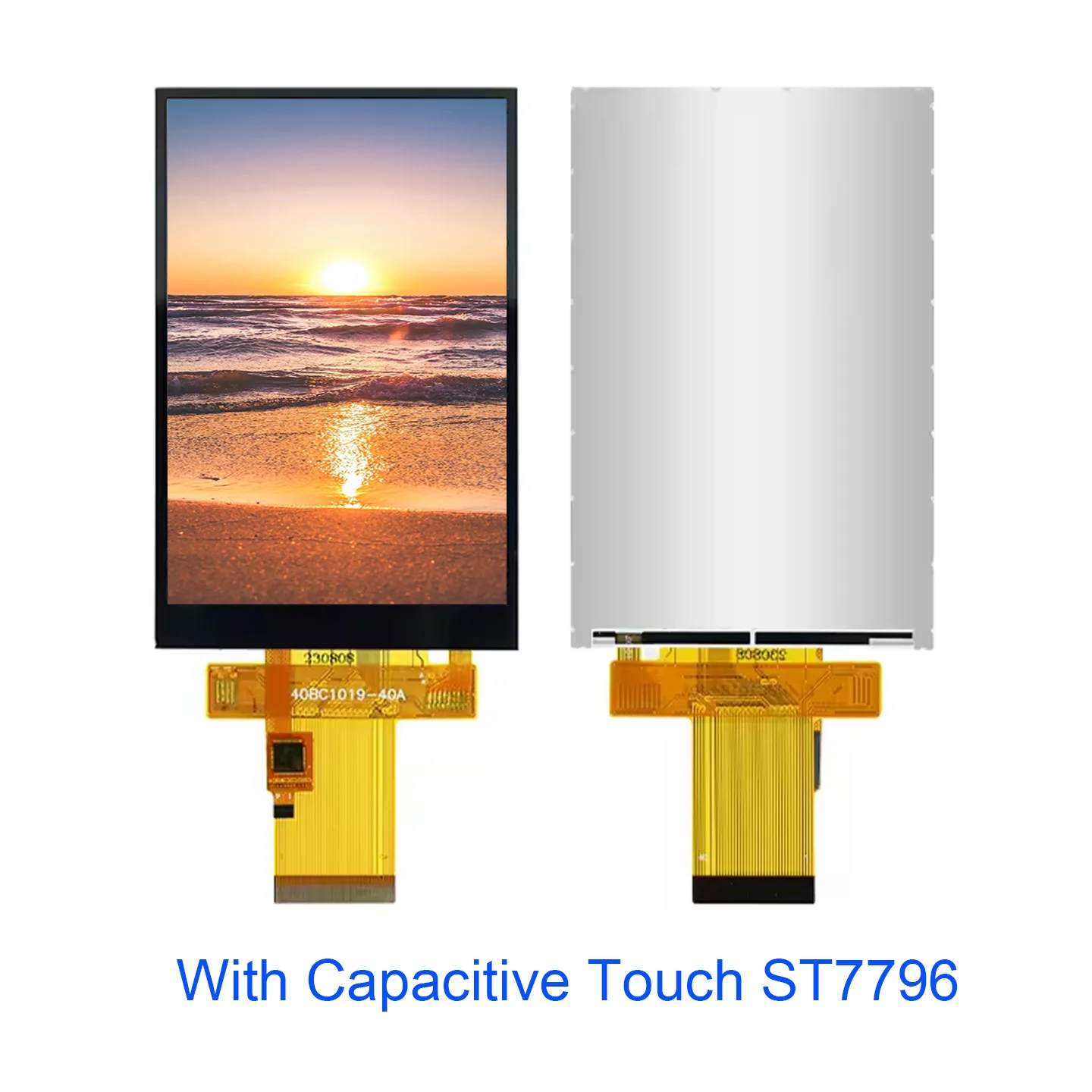4인치 TFT IPS LCD 디스플레이 모듈 320x480 40핀 ST7796 또는 ILI9488 제어 SPI 8080 MCU 인터페이스