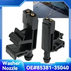 2x Front Wiper Washer Jet Nozzle Spray Liquid Hood For Peugeot Citroen Partner 406 605 Berlingo Xantia ZX 6438A0 Car Parts