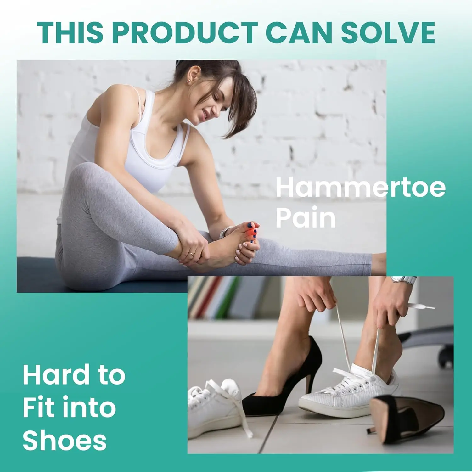 3 حجم أروح أروح الورم حامي مصحح محاذاة هلام فاصل أصابع القدم العناية بالقدم أداة سيليكون كبير تو الورم مستقيم