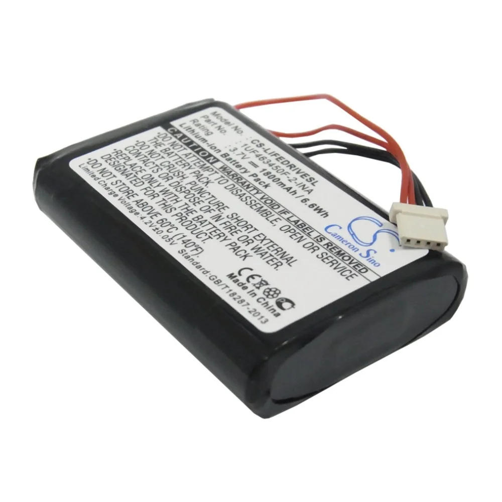 Batería de iones de litio para PDA, batería para Pocket PC de Palm, 3,7 V, 1800 mAh, compatible con: LifeDriver, número de pieza: 1UF463450F-2-INA