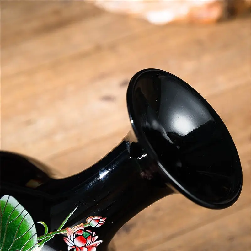 Jingdezhen Ceramic Vase Chinese Classic Porcelain Flower Pot+Base Figurines Home Furnishing Table Ornaments Crafts Decor Items - Image 6