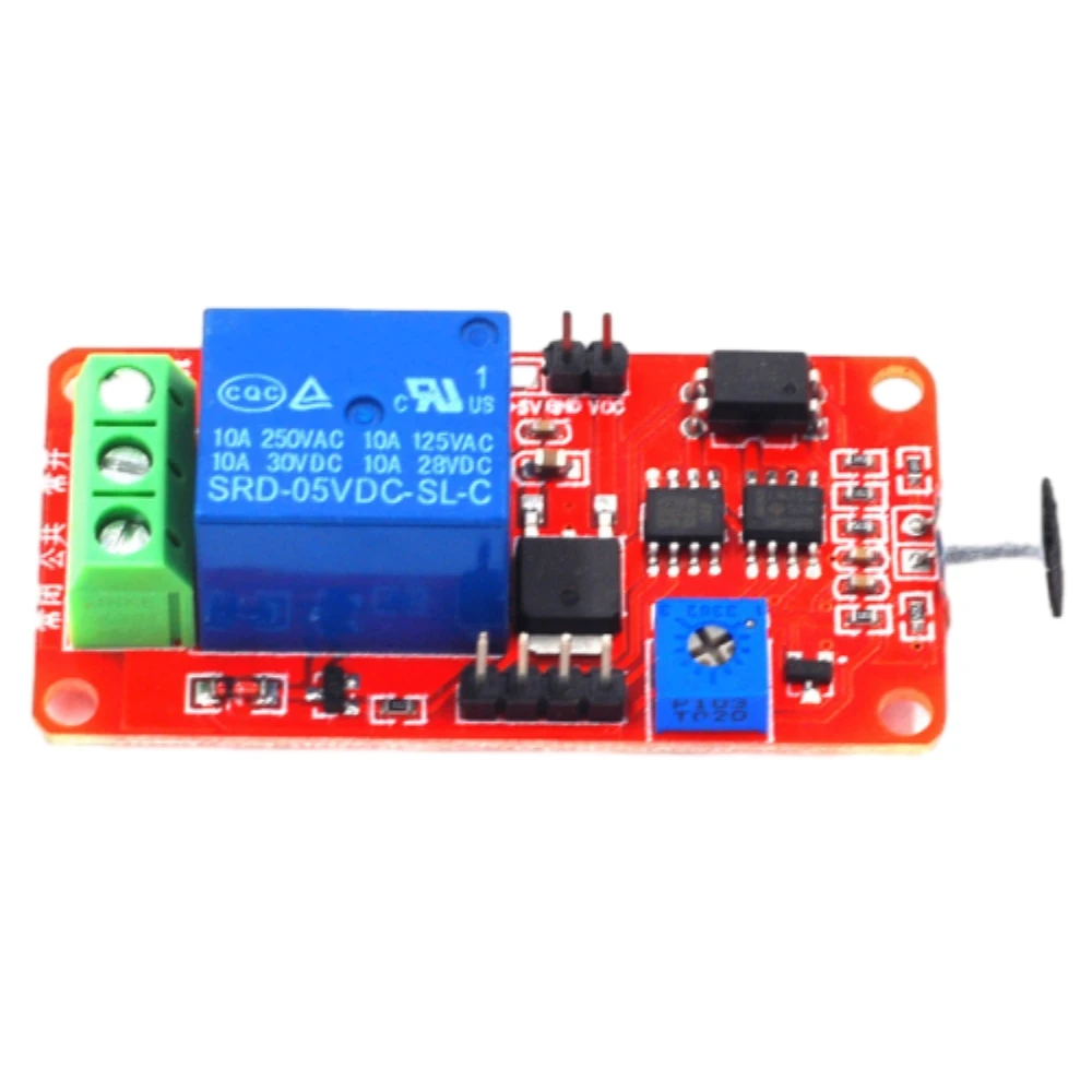 1 Pc PCB Red 12V Voice Control Switch Relay Corridor Delay Induction Switch Sound Detector Relay Module Sound Relay Board