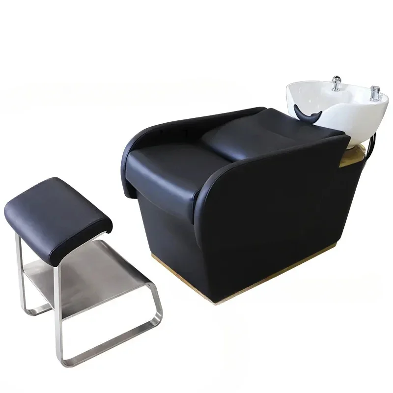 Shampoo Chair High-Grade Lying Half Punch Bed Light Luxury Shampoo Flushing Bed