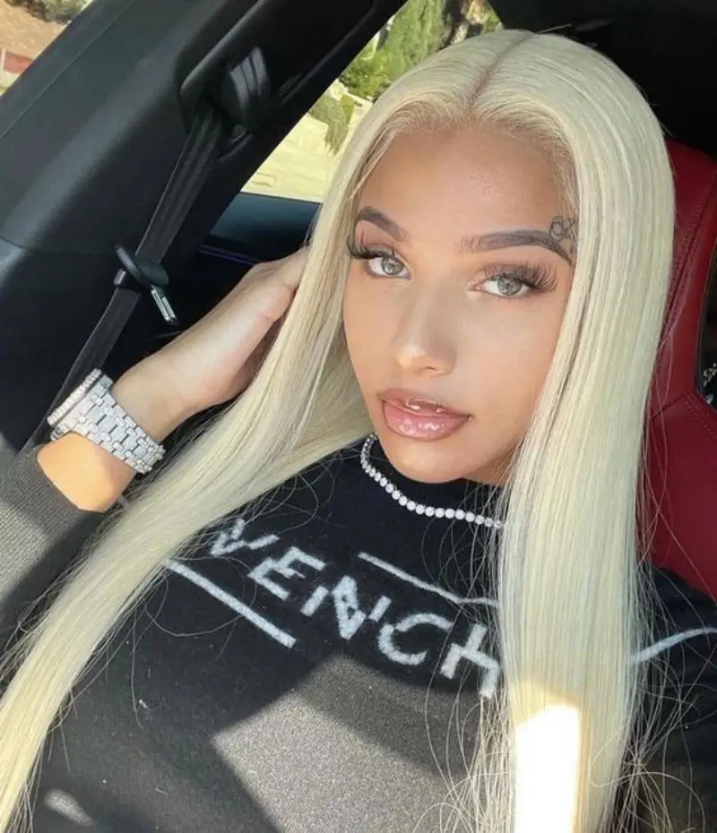 40 inch lace front 613 honey blonde bone straight hd lace frontal full human hair wig 13x6 cheap colored wigs on sale clearance