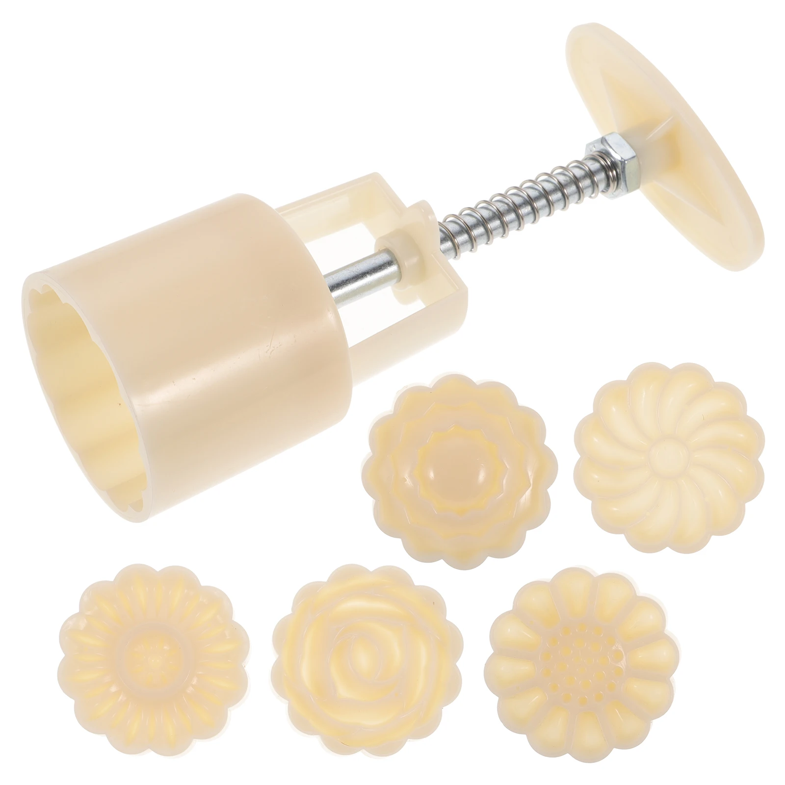 

DIY Mold Hand-pressure Stamps Baking Tool White Color Cake Soap Pumpkin Cookie Food Grade Safe Use Fill