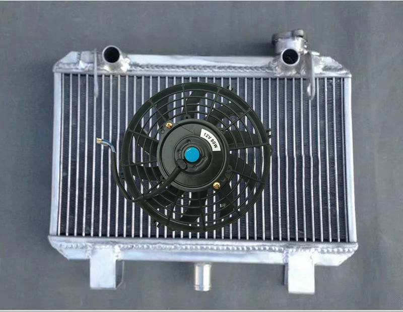 

Aluminum Radiator+Fan For Yamaha TZ750 TZ 750 1975 1976 1977 1978 75 76 77 78