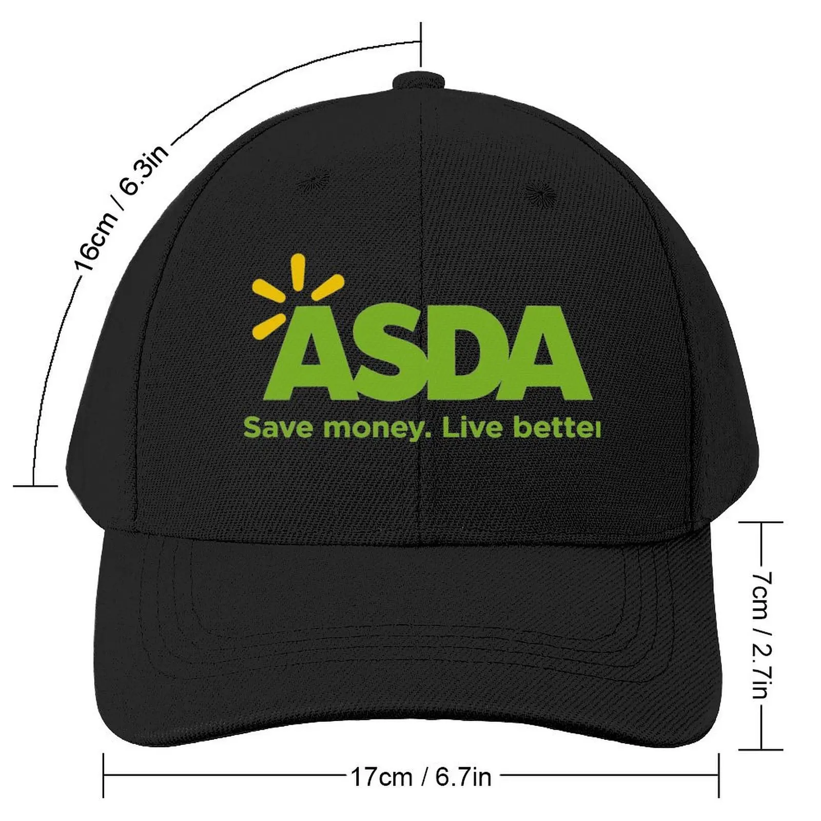 ASDA Save money. Live Better Baseball Cap Streetwear Bobble Hat New In The Hat Anime Hat For Women 2025 Men's