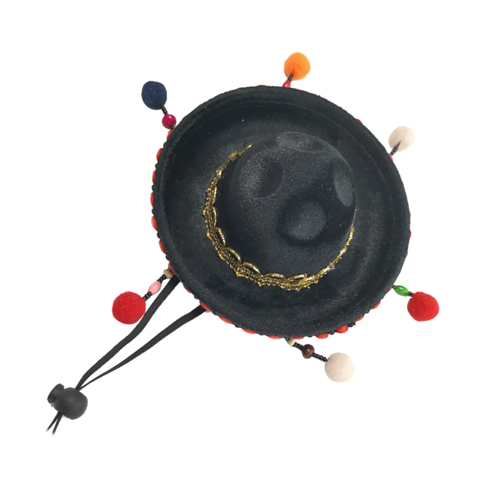 

Bohemian Headband Non Fading Carnival Party Hats Hairball Mexico Hat Decor Carnival Mini Mini Cap Hat Accessories