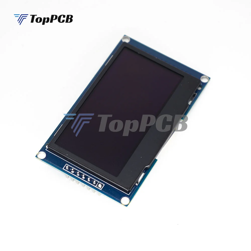 2.42 Inch White OLED LCD Display Screen Module 128*64 SPI IIC Serial Control SSD1309 Driver Board 3.3-5V 7 Pin