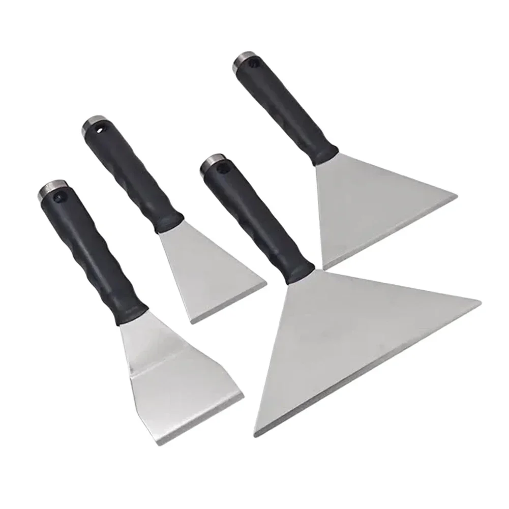 Extendable Smoothing Trowel Stainless Steel Scraper Retractable Rod For Masonry Construction Tools Plaster Trowel