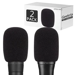 Geekria for Creators Foam Windscreen Compatible with Shure MV7, SM58LC, BETA 57A, BETA 58A, PGA48-QTR