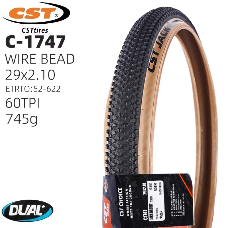 CST C-1747 JACK RABBIT 26 2.75 29 INCH MOUNTAIN BICYCLE TIRE XC BIKT TYRE C1747 26 27.5 29 WEAR RESISTANT TIRE