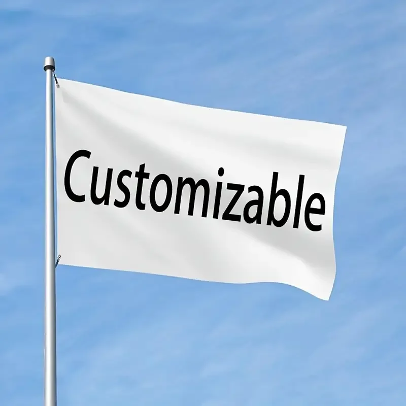 

1p Customizable Size 150x240cm(5x8ft) Polyester Flag - Durable Polyester for Wall Decor, Customize Your Image and Text