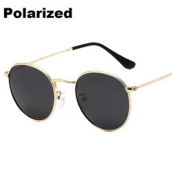 Classic Polarized Sunglass Designer Luxury Brand Round Sunglasses For Men Women 2024 Retro Sun Glasses Male Vintage Shades