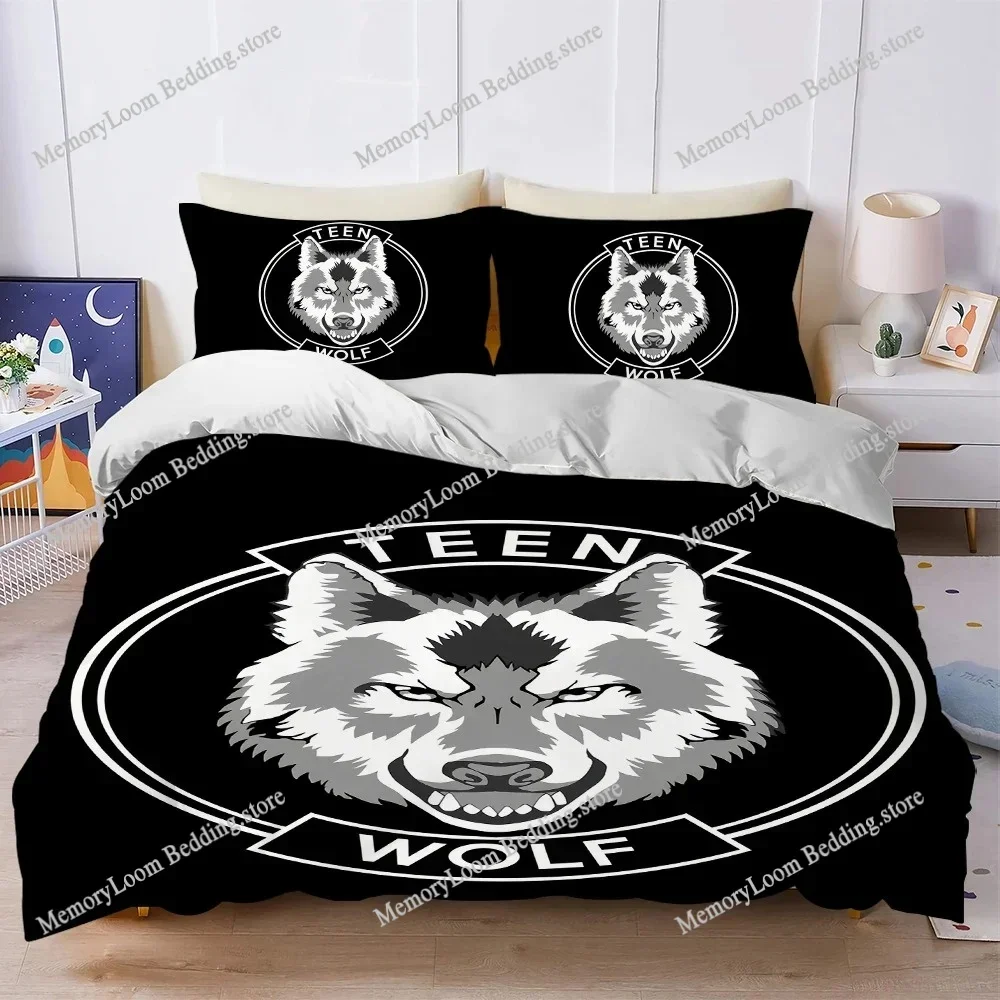 American TV Teen Wolf Duvet Cover Set Home Style Bedding Soft Laundry Cotton Bed Four Seasons Student Dormitory Luxury Gift592FQ