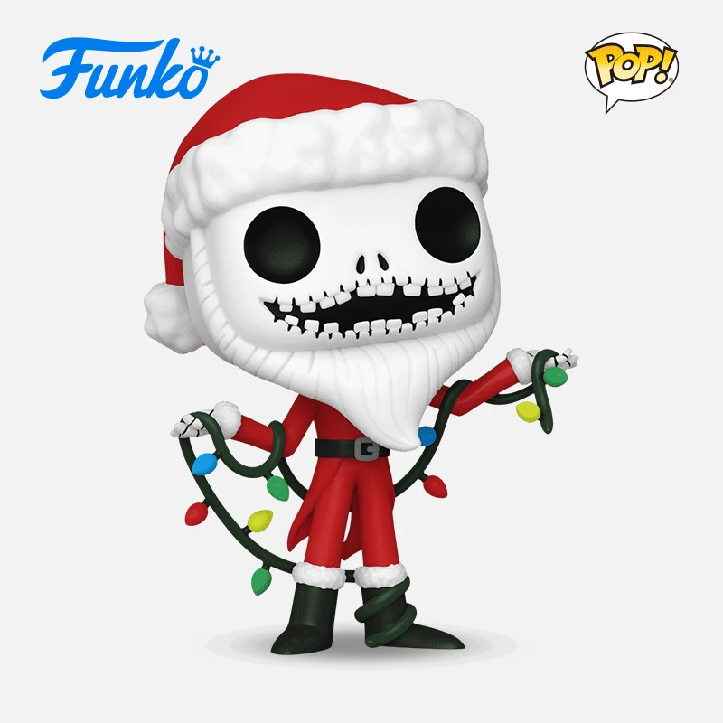 Funko POP The Nightmare Before Christmas Anime Peripheral Figures Skull Jack Sally Disney Doll Halloween