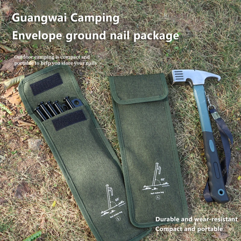 

Outdoor Nail Bag Camping Kit Multifunctional Nail Storage Bag Camping Oxford Cloth Large Accessories Storage Bag