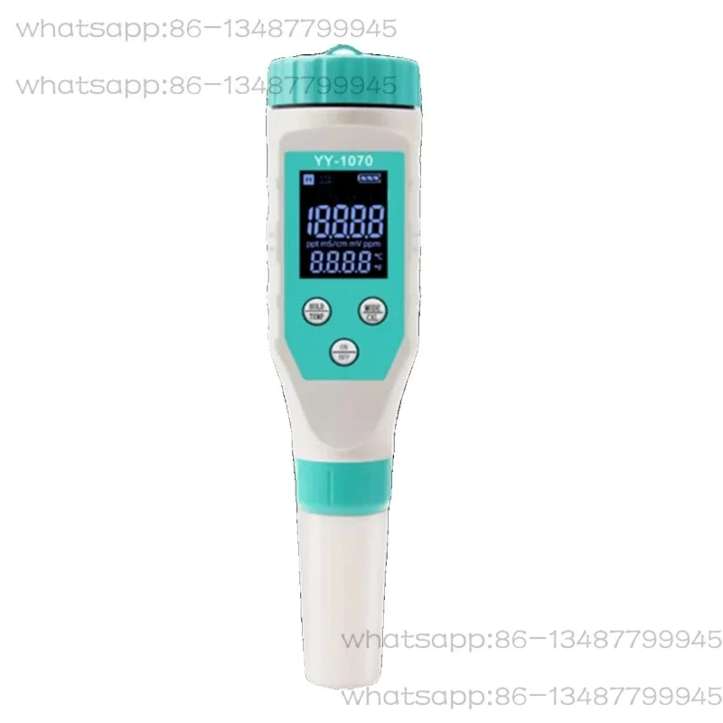 Swimming pool water residual chlorine detection pen Water quality salinity meter PH/ORP/EC/TDS/water temperature detection