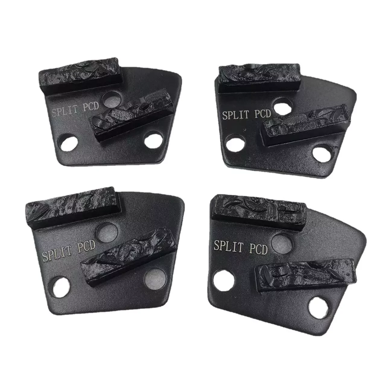 Split PCD Scraper trapezoid Epoxy Diamond Grinding disc Block prep tool For Concrete Coating Removal for ASL Ironhorse grinder