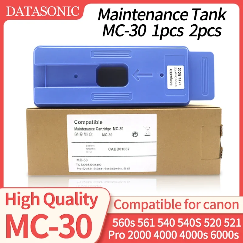 

Резервуар для обслуживания Canon MC30 Waste Ink Box для принтера Canon Pro 560s 561 540 540S 520 521 2000 4000 6000s TX5200 5300