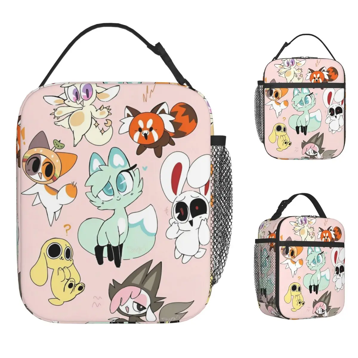 

Chikn Nuggit Lunch Bag For Adult Print Lunch Box Kawaii Picnic Cooler Bag Convenient Waterproof Thermal Tote Handbags