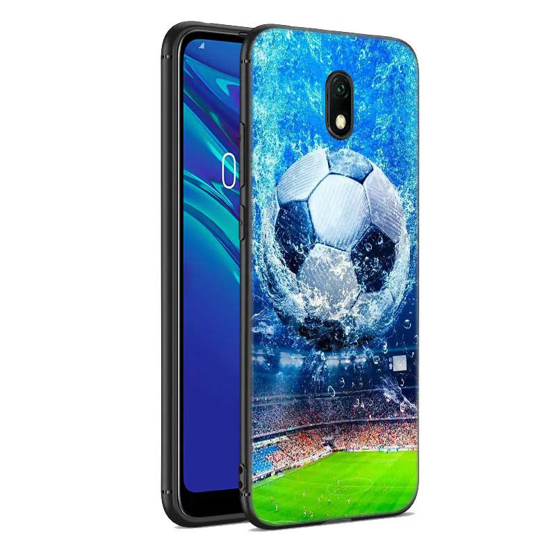 Fire Football Soccer Ball Phone Case For Xiaomi Redmi 7 7A 8A 9i 9A 9C 10 10A 10C K20 Note 5 6 Mi 8 9 9T Pro A2 Lite A3 6X Mix 3