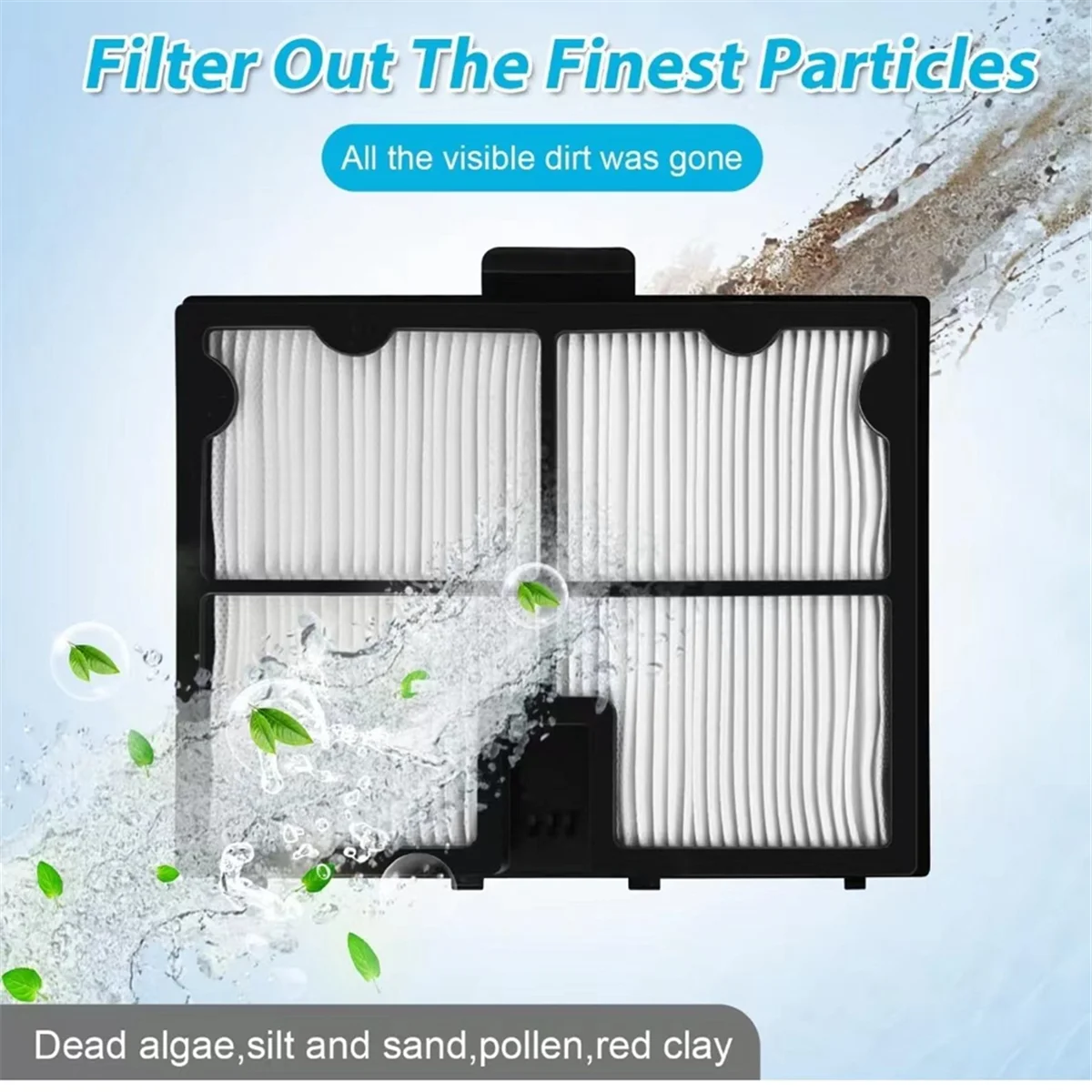 Ultra-Fine Filter 9991466-R4 Replace for Dolphin Robotic Pool Cleaners Active 10, Active 15, Advantage, , E10