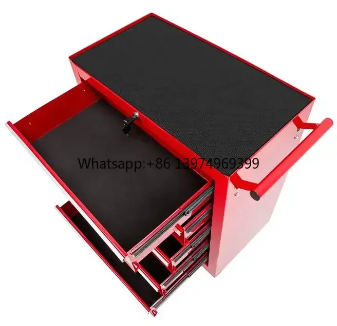 5 Drawer Rolling Tool Box Locking Tool Chest with Drawers for Garage Storage Warehouse Repair Shop