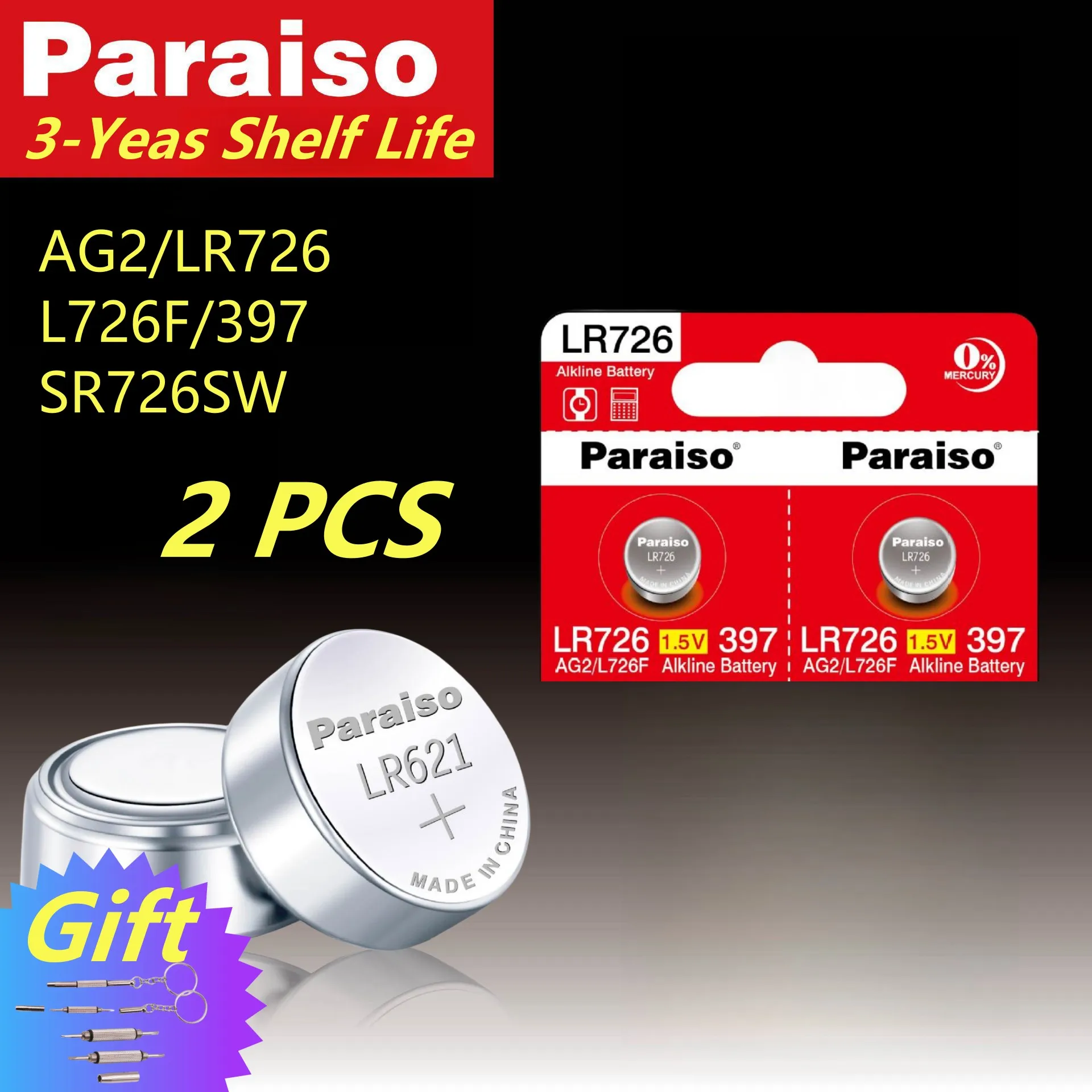 2-10pcs AG2 Button Cell Battery LR726 SR726SW 1.5V Alkaline Battery for Toy remote Watch Batteries