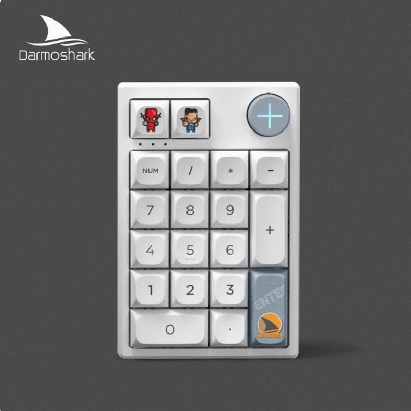 

Darmoshark Dharma Shark K3pro 19 Key Three-Mode Wireless Bluetooth Mechanical Numeric Keypad Rgb Backlight
