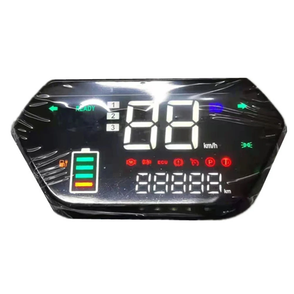 Ebike LED Display 48V 60V 72V 6Pin Display Meter Control Panel For EBike Electric Scooter Motor Speedometer E-bike Accessories