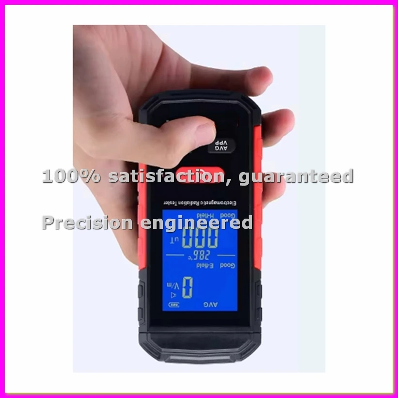 Electromagnetic Field Radiation Detector Digital LCD EMF Meter Rechargeable Counter Emission Dosimeter Computer Tester-ABVK