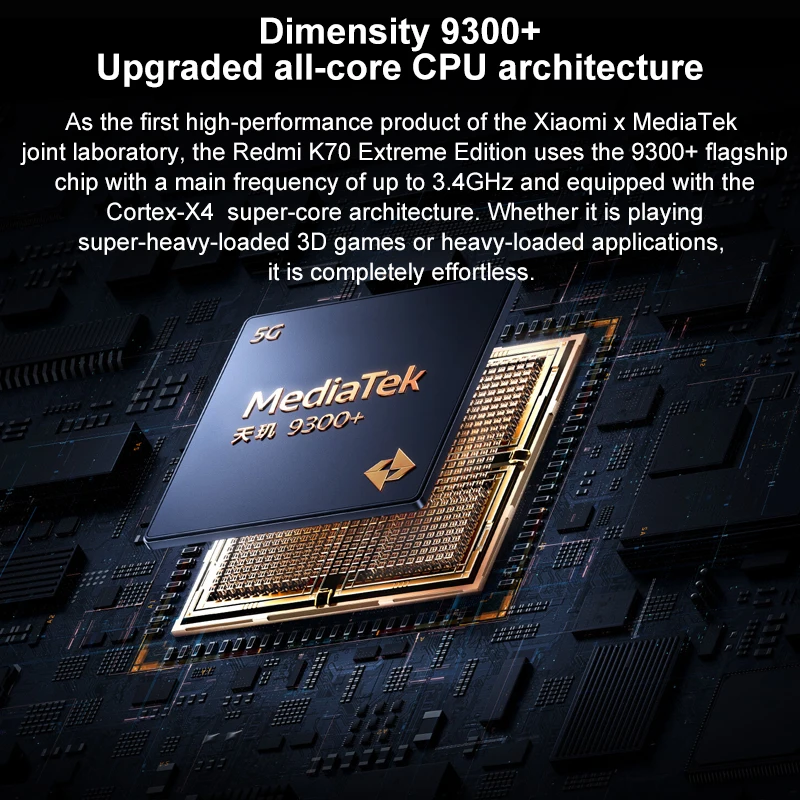 النسخة الصينية Xiaomi Redmi K70 Ultra 512GB البعد 9300+ 6.67 بوصة 1.5K 2712*1220 شاشة 120 وات 5500 مللي أمبير بطارية 50 ميجابكسل + 20 ميجابكسل #5
