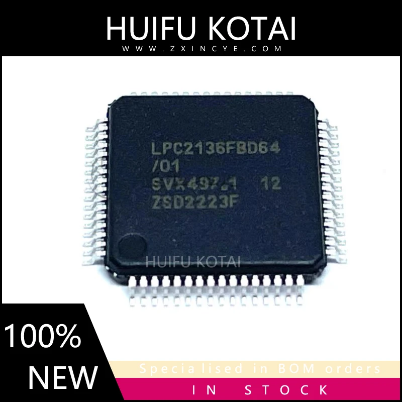 1PCS LPC2136FBD64/01 LQFP64  New Spot Inventory