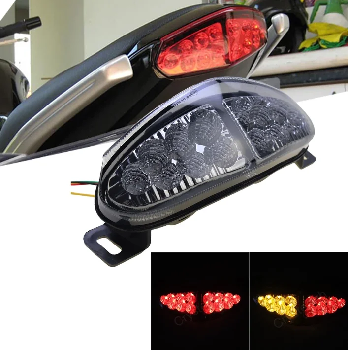 

For KAWASAKI ER-6N ER-6F ER6N ER6F NINJA 650R 400R ER-4N ER4N KLZ 1000 Versys 1000 LED Tail Light Turn Sinal