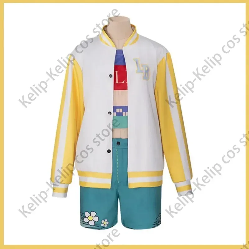 LQGame Identity ⅤLily Barriere 치어리더 코스프레 의상 스킨 OPH 패션 코트 반바지 유니폼 여성 러블리 카니발 파티 슈트