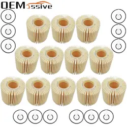 12x Engine Oil Filter For Lexus RX350 IS200T RX450h RC200t Toyota Highlander Camry Tacoma Venza Scion tC 2013 2014 2015 2016