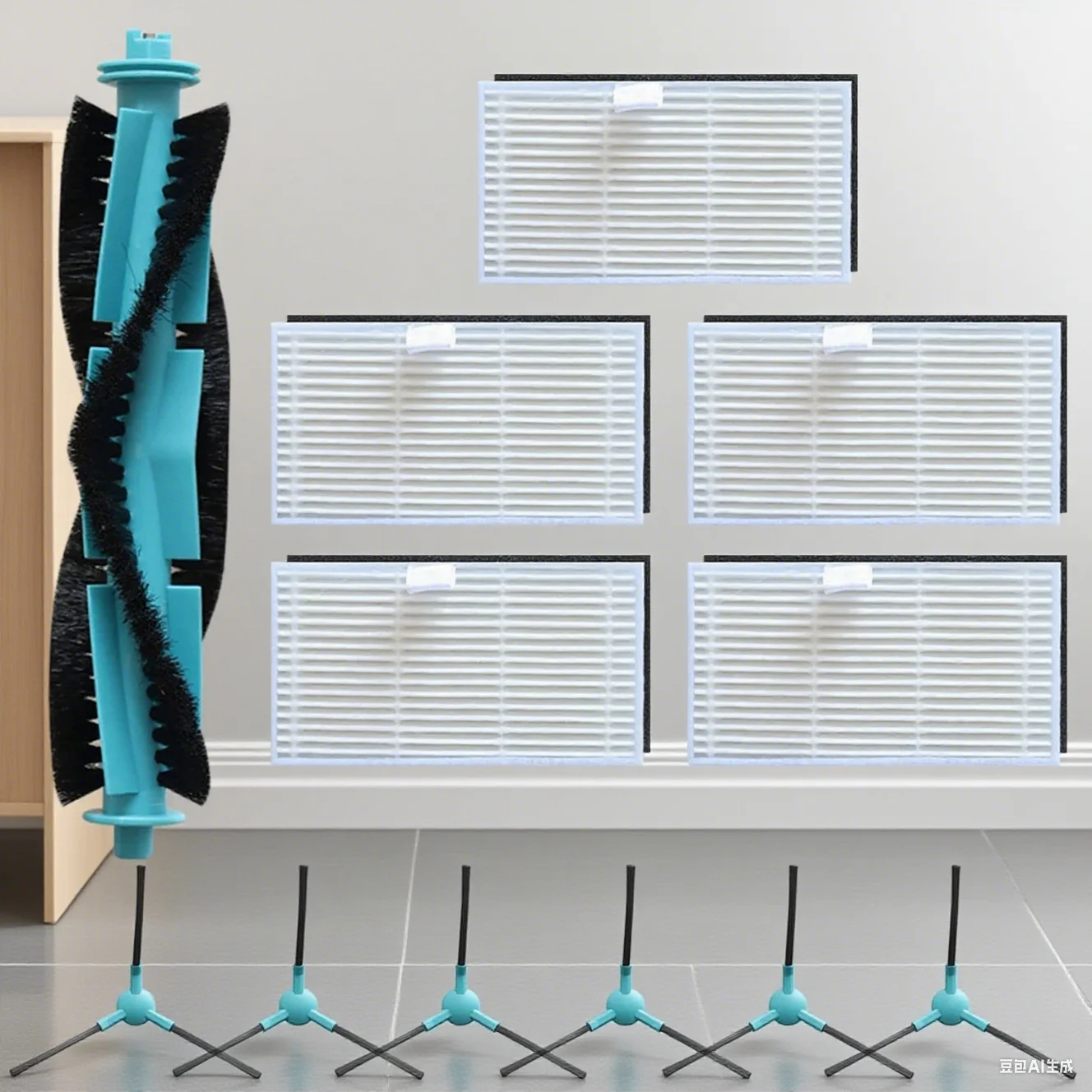 

Main Side Brush Filter For Ultenic For T20 Pro / For Ultenic For T10 Lite / For Honor For Choice S3 / S3 Plus / R3 / R3 Plus