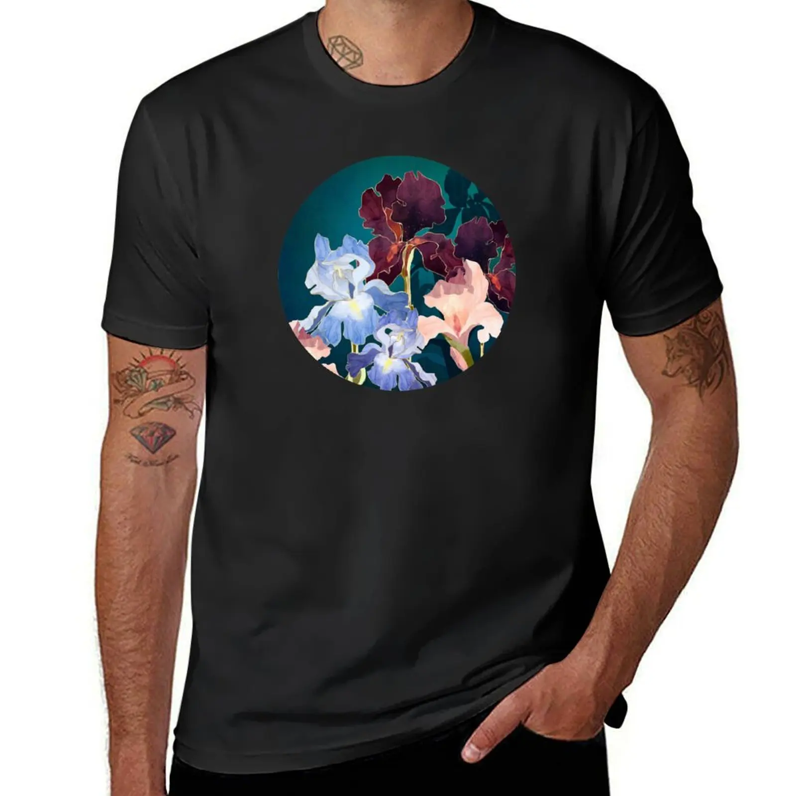 

Iris Abstract T-Shirt Aesthetic clothing animal prinfor boys mens t shirts casual stylish