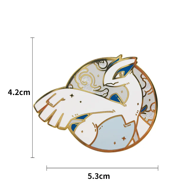 Anime Game Monster Dragon Hard Enamel Pin Lapel Pins for Backpack Metal Badges Brooch for Clothes Jewelry Accessories