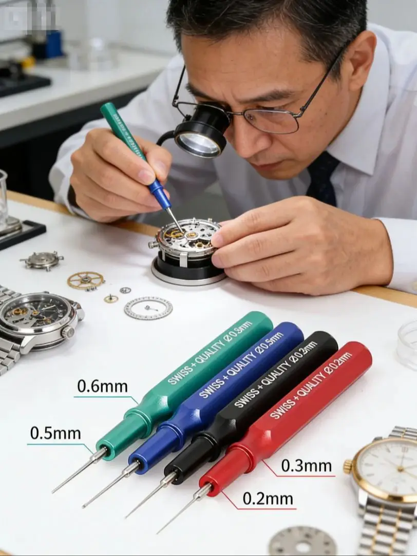 Watch Lubricant Oiler Metal Oil Pin Pen Portable Movement Part Lubricating Repair Maintenance Tool Accessories for Watchmakers image 2