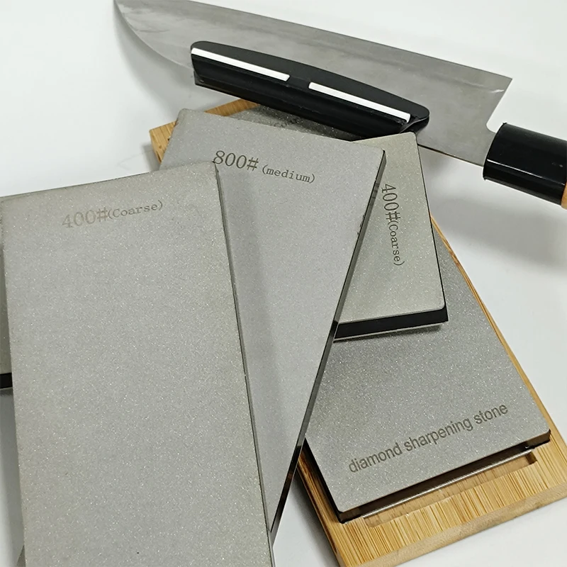 

Double Sides Diamond Knife Sharpener Professional Kitchen Tools Sharpening Stones Grinding Whetstone Kitchen Knives