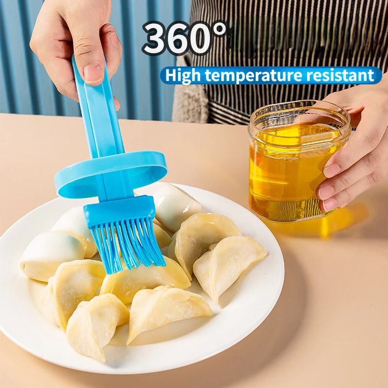 Silicone Bottle Brush High Temperature Resistant Barbecue Household Baking Pancake Oil Brush BBQ Grilling Kitchen Tools Portable