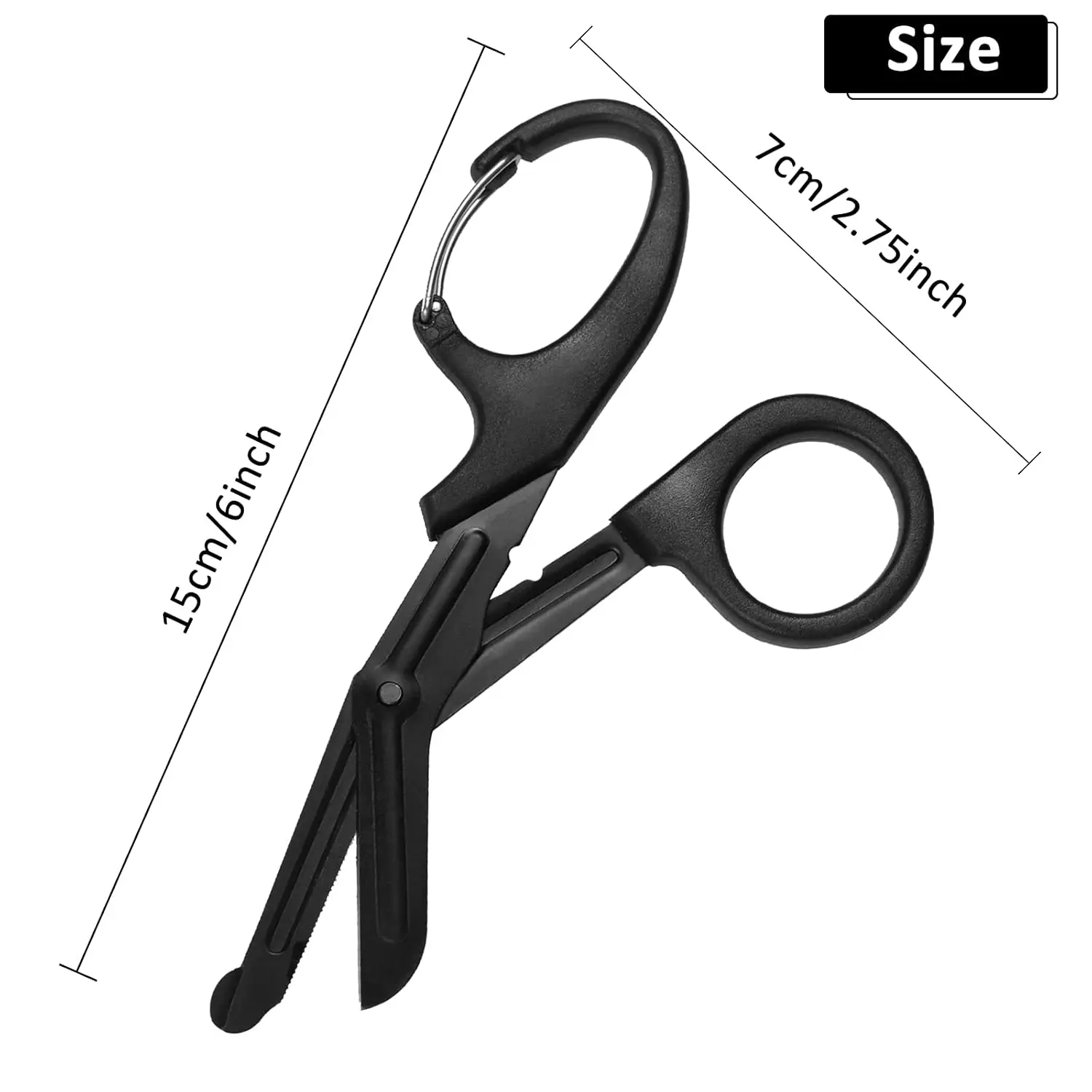 Heavy Duty Utility Scissors Portable Stainless Steel Cutter Wire Rope EDC Outdoor Camping Hand Tool for Scissor