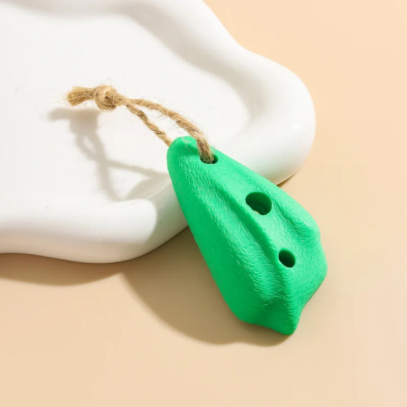 Climbing Hold Keychain Colorful Jute Rope Backpack Pendant Creative Sports Mini Gift For Climbing Enthusiasts Key Accessory