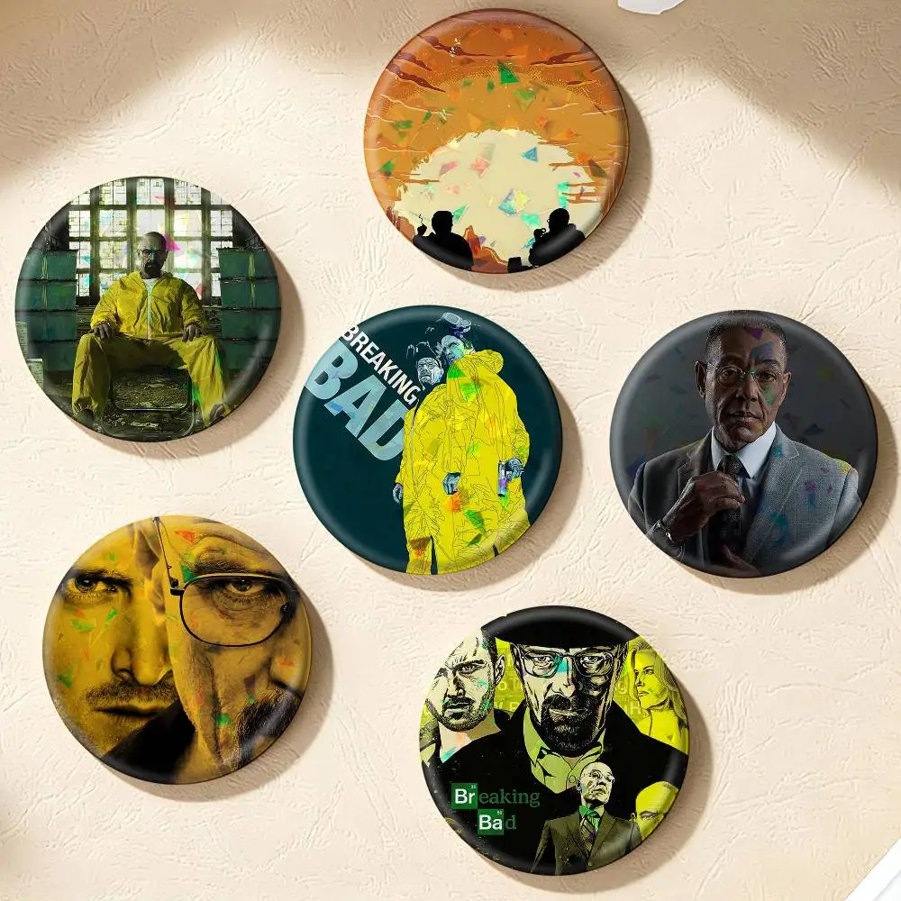 Breaking bad  75mm 44mm 25mm Brooch Backpack Hat Pins Accessories Toys Badge