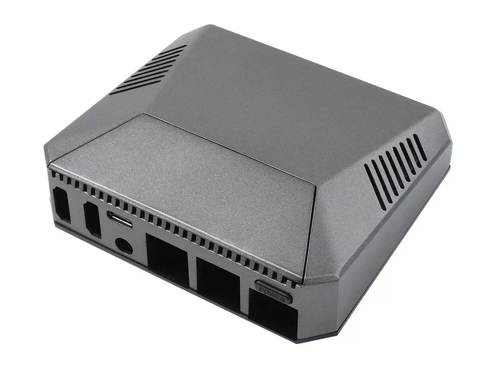 Argon One Aluminum Case with Two Full-Sized HDMI-compatible Ports Power Switch Cooling Fan Heat Sinks for Raspberry Pi 4