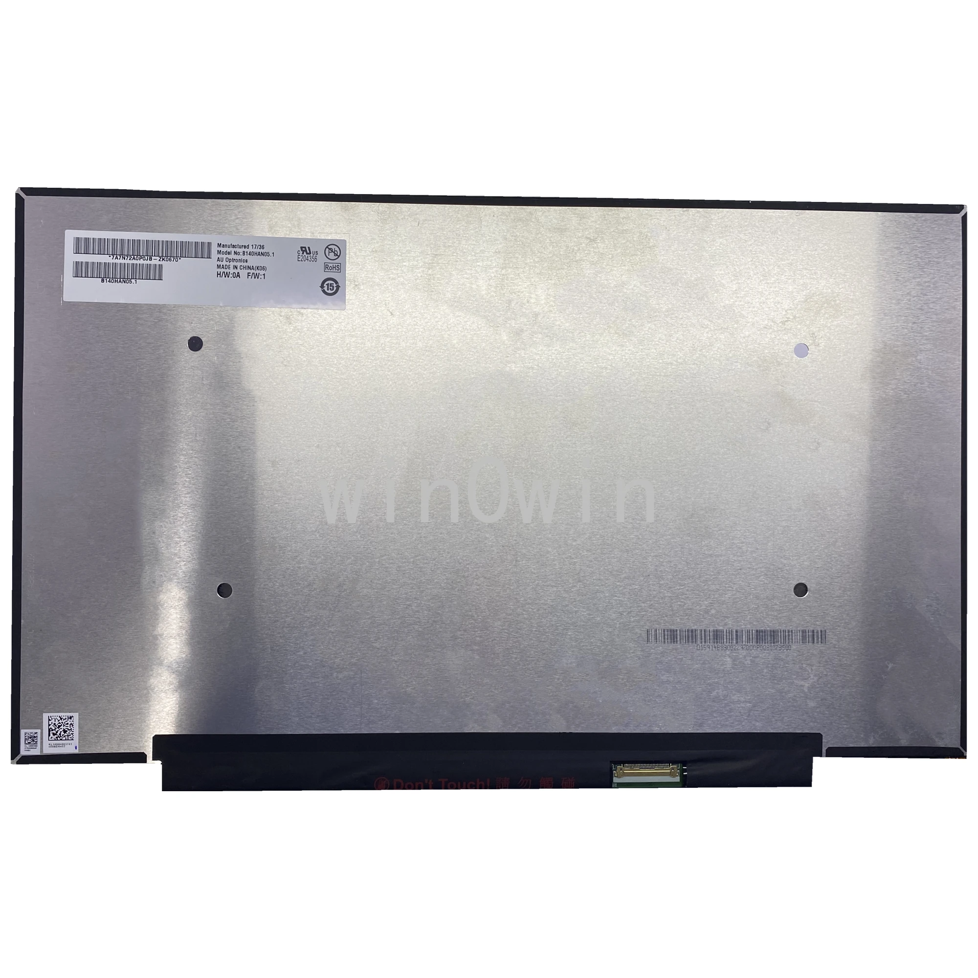 

B140HAN05.1 fit B140HAN05.7 NE140FHM-N61 for Lenovo T460s T480 Super Slim 30 Pin 14.0 inch FHD 1920*1080 Laptop Screen Panel