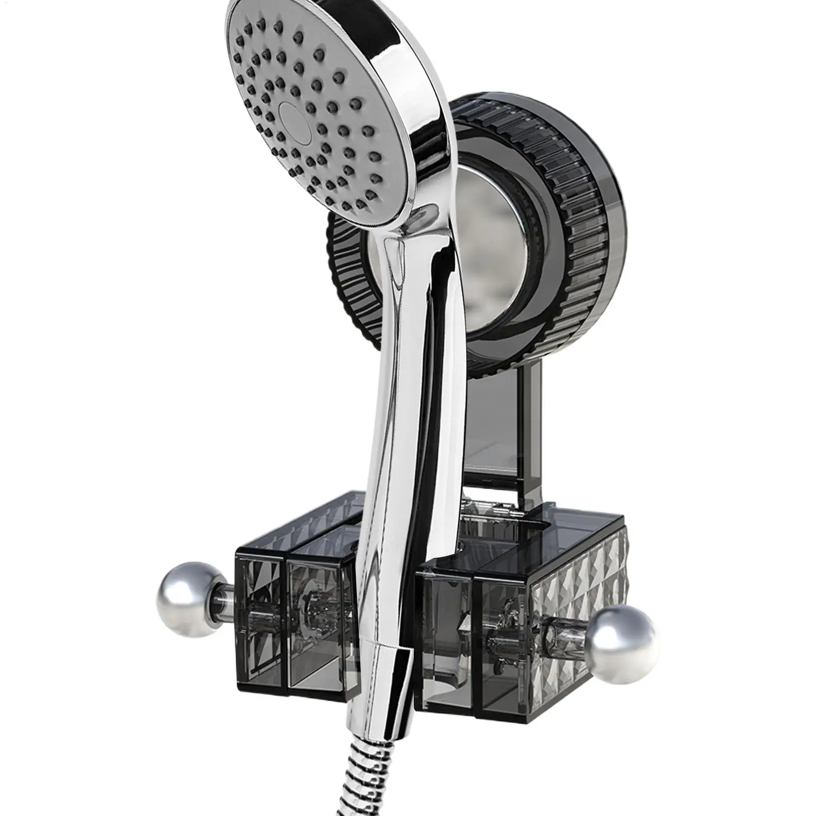 

Держатель насадки для душа на присоске, регулируемая опора, аксессуары без сверления, домашний держатель насадки для душа для дома, ванной комнаты, кухни, стены